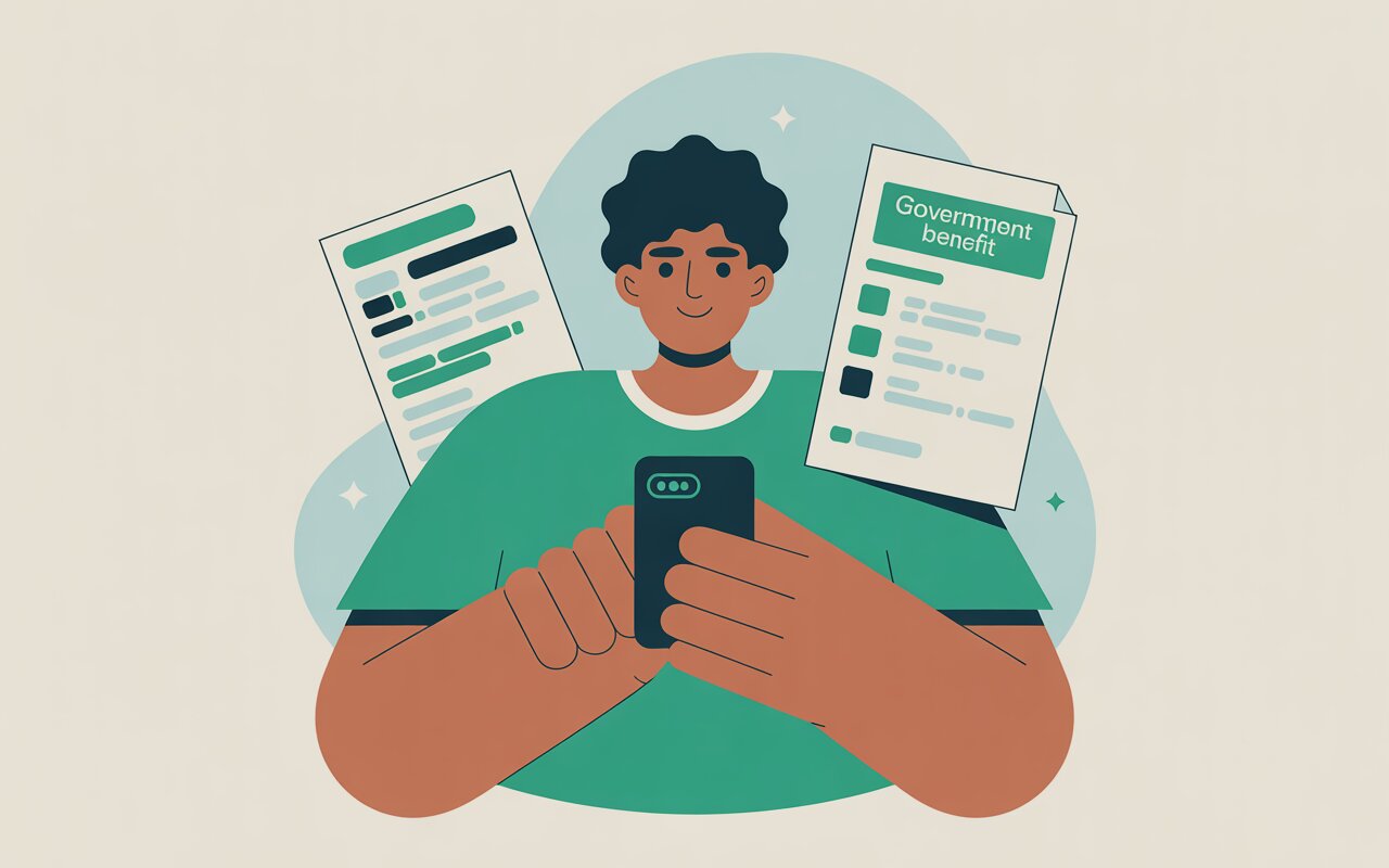 Ilustração do curso Segurança para quem recebe benefícios do governo